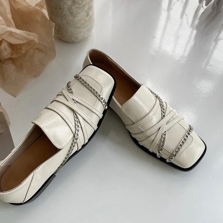 Ove-Beige Leather